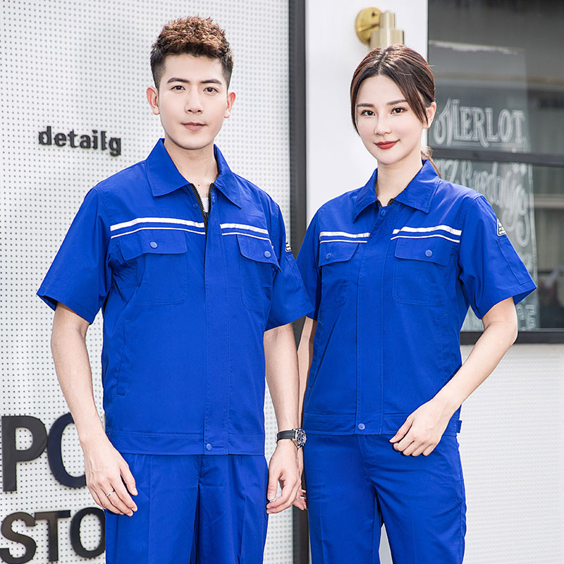 夏季短袖防静电工作服