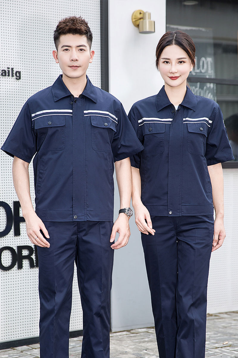 夏季短袖防静电工作服