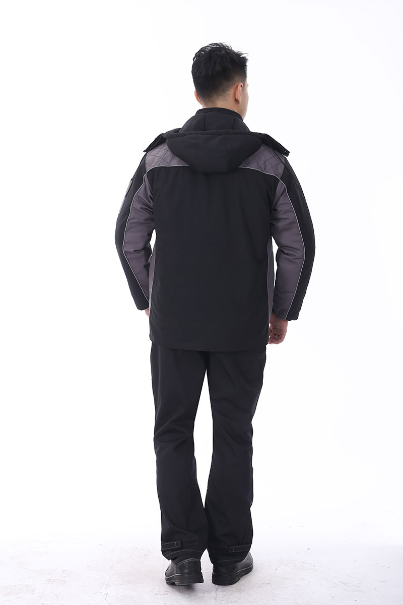 防撕裂工作服黑灰
