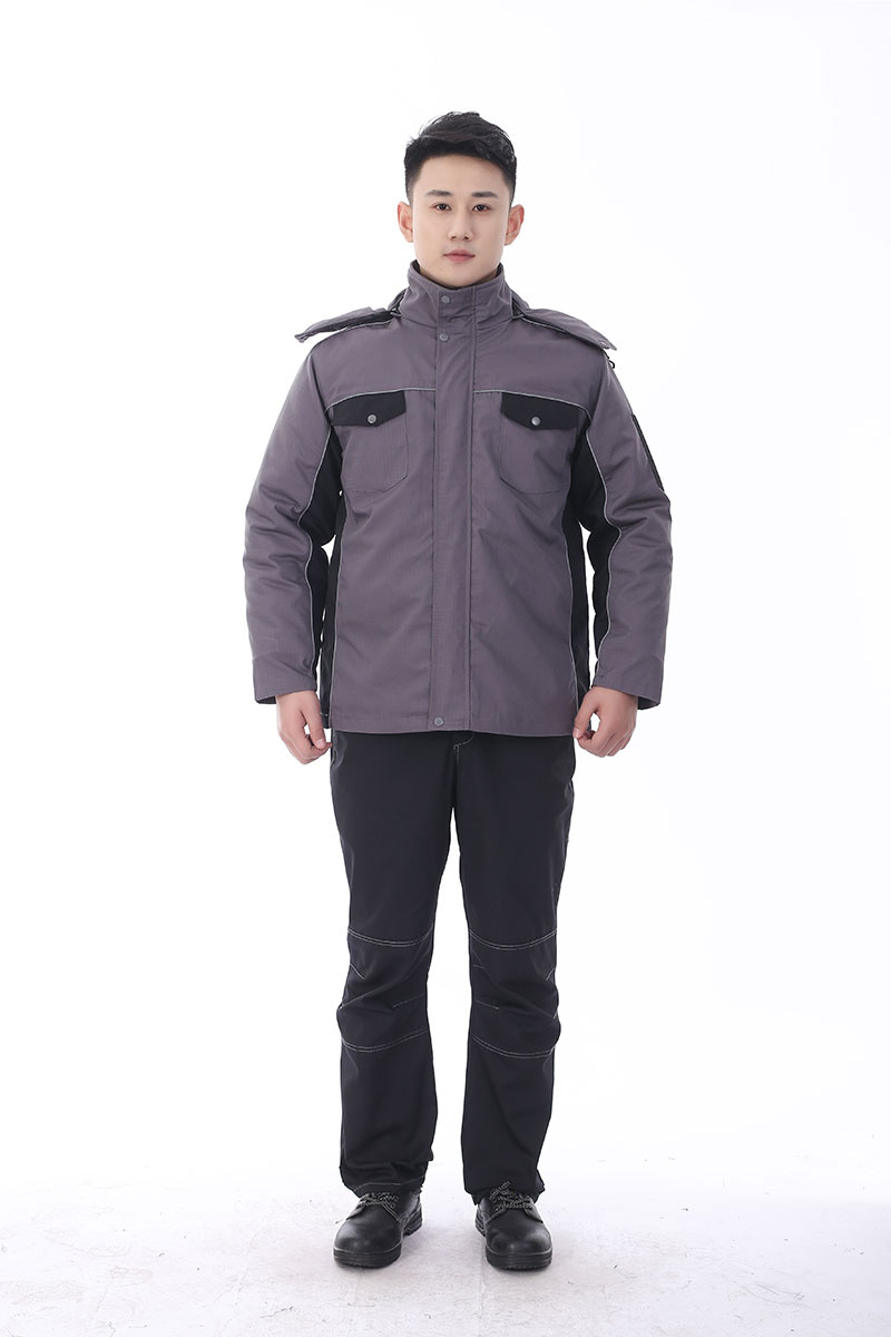 防撕裂工作服灰黑