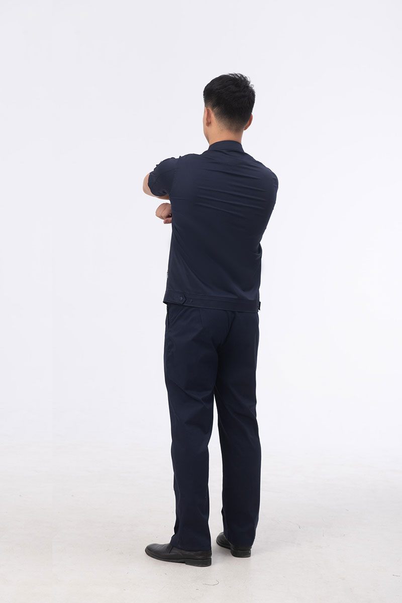 弹力款工作服藏蓝