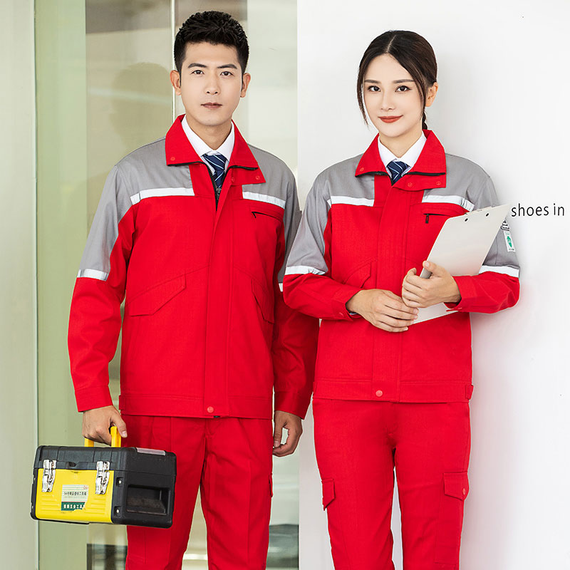 全棉拼色防静电工作服